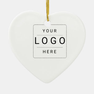 Benutzerdefiniertes Logo Keramik Ornament