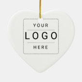 Benutzerdefiniertes Logo Keramik Ornament (Hinten)