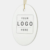 Benutzerdefiniertes Logo Keramik Ornament (Links)