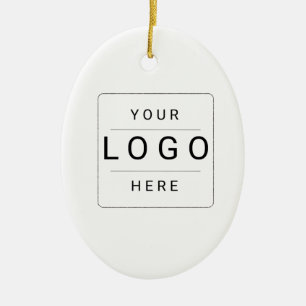 Benutzerdefiniertes Logo Keramik Ornament