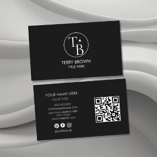 Benutzerdefiniertes Logo Kreis Professionell Schwa Visitenkarte