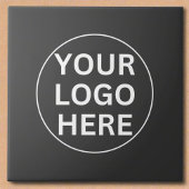 Benutzerdefiniertes Logo l Berufliche Werbegraue Fliese