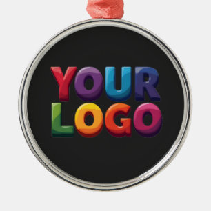 Benutzerdefiniertes Logo Laden Sie Ihr Logo hoch Ornament Aus Metall