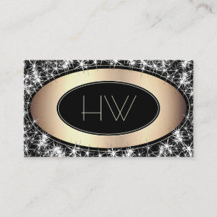 Benutzerdefiniertes Logo Lamurous Glitter Sterne T Visitenkarte