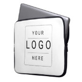 Benutzerdefiniertes Logo Laptopschutzhülle (Vorderseite Links)