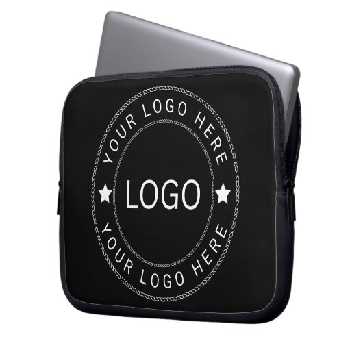 Benutzerdefiniertes Logo Laptopschutzhülle (Vorderseite Links)