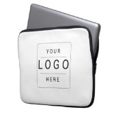 Benutzerdefiniertes Logo Laptopschutzhülle (Vorderseite Links)