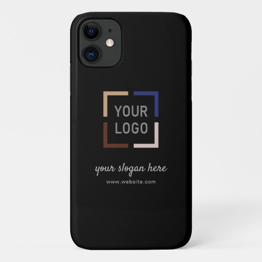 Benutzerdefiniertes Logo Markenwerbung Case-Mate iPhone Hülle (Rückseite)