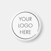 Benutzerdefiniertes Logo Maßgeschneidertes Geschäf Magnet (Vorne)