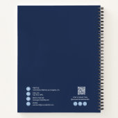 Benutzerdefiniertes Logo Medizinische Klinik Gesun Notizblock (Rückseite)