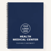 Benutzerdefiniertes Logo Medizinische Klinik Gesun Notizblock (Vorderseite)