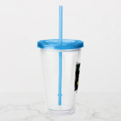 Benutzerdefiniertes Logo mindestens mit Strohakryl Acryltrinkbecher (Rechts)