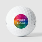 Benutzerdefiniertes Logo Minimalist Template Calla Golfball (Vorderseite)