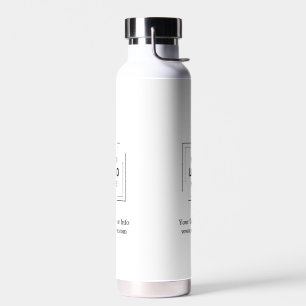 Benutzerdefiniertes Logo Minimalistisches Corporat Trinkflasche