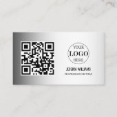 Benutzerdefiniertes Logo mit verschwommenem grauem Visitenkarte (Vorderseite)