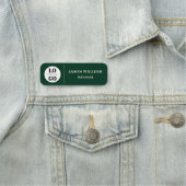 Benutzerdefiniertes Logo Mitarbeiter Executive Sma Namensschild (Beispiel)