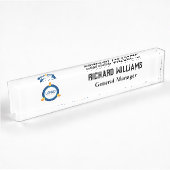 Benutzerdefiniertes Logo Mitarbeiter Magnet- oder Namensplakette