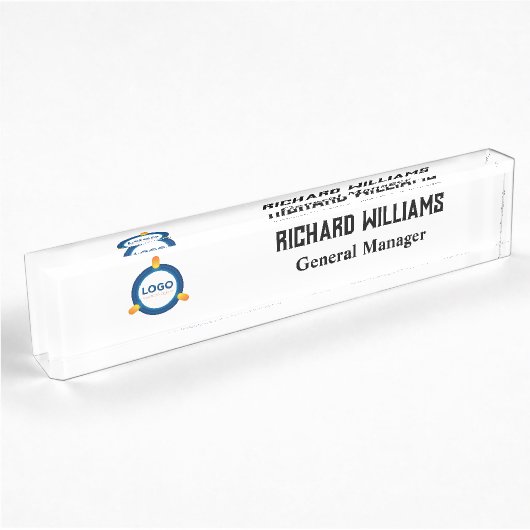 Benutzerdefiniertes Logo Mitarbeiter Magnet- oder Namensplakette