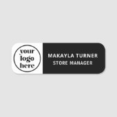 Benutzerdefiniertes Logo Mitarbeiter Magnet- oder Namensschild (Vorderseite)