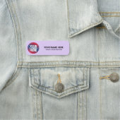 Benutzerdefiniertes Logo Mitarbeiter Magnet- oder Namensschild (Beispiel)