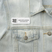 Benutzerdefiniertes Logo Mitarbeiter Magnet- oder Namensschild (Beispiel)