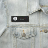 Benutzerdefiniertes Logo Mitarbeiter Magnetic oder Namensschild (Beispiel)