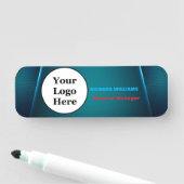 Benutzerdefiniertes Logo Mitarbeiter Magnetic oder Namensschild (Beispiel)