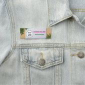 Benutzerdefiniertes Logo Mitarbeiter Magnetic oder Namensschild (Beispiel)