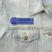 Benutzerdefiniertes Logo Mitarbeiter Magnetic oder Namensschild (Beispiel)