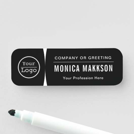 Benutzerdefiniertes Logo Mitarbeiter Magnetic oder Namensschild