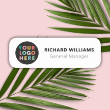 Benutzerdefiniertes Logo Mitarbeiter Magnetic oder