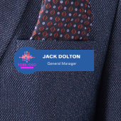 Benutzerdefiniertes Logo Mitarbeiter Magnetic oder Namensschild