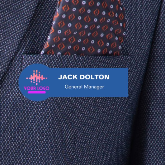 Benutzerdefiniertes Logo Mitarbeiter Magnetic oder Namensschild