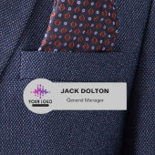 Benutzerdefiniertes Logo Mitarbeiter Magnetic oder Namensschild