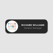 Benutzerdefiniertes Logo Mitarbeiter Magnetic oder Namensschild (Vorderseite)