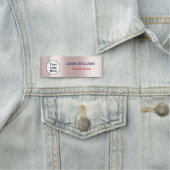 Benutzerdefiniertes Logo Mitarbeiter Magnetic oder Namensschild (Beispiel)