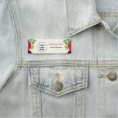 Benutzerdefiniertes Logo Mitarbeiter Magnetic oder Namensschild (Beispiel)