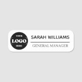 Benutzerdefiniertes Logo Mitarbeiter Magnetic oder Namensschild (Vorderseite)