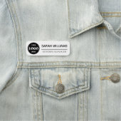 Benutzerdefiniertes Logo Mitarbeiter Magnetic oder Namensschild (Beispiel)