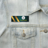 Benutzerdefiniertes Logo Mitarbeiter Magnetic oder Namensschild (Beispiel)