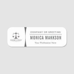 Benutzerdefiniertes Logo Mitarbeiter Magnetisch  Namensschild