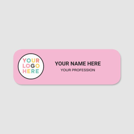 Benutzerdefiniertes Logo Mitarbeiter Magnetisch Od Namensschild (Vorderseite)