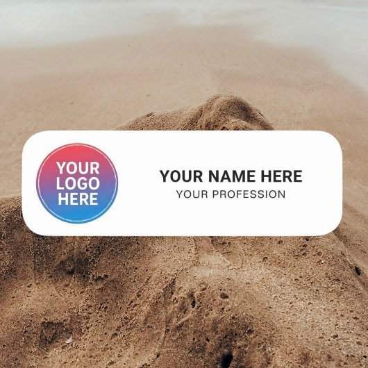 Benutzerdefiniertes Logo Mitarbeiter magnetisch od Namensschild