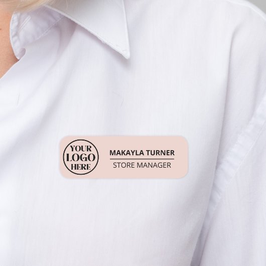 Benutzerdefiniertes Logo Mitarbeiter Magnetisch Od Namensschild