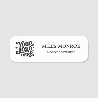 Benutzerdefiniertes Logo Mitarbeiter Magnetisch OD Namensschild