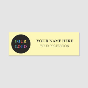 Benutzerdefiniertes Logo Mitarbeiter magnetisch un Namensschild