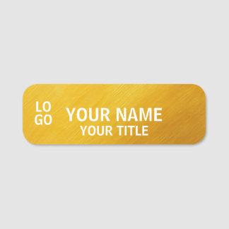 Benutzerdefiniertes Logo Mitarbeiter Magnetischer Namensschild