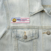 Benutzerdefiniertes Logo Mitarbeiter Name Titel Fl Namensschild (Beispiel)