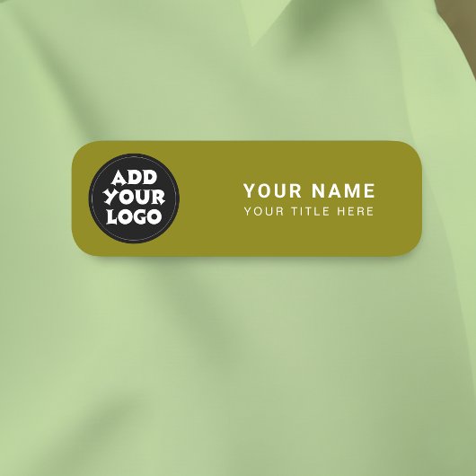 Benutzerdefiniertes Logo Mitarbeiter Namensschild