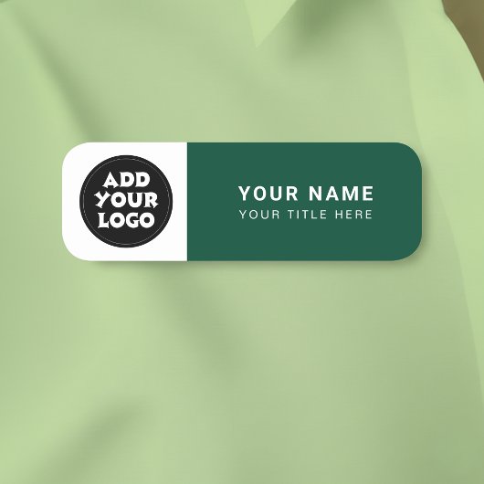 Benutzerdefiniertes Logo Mitarbeiter Namensschild